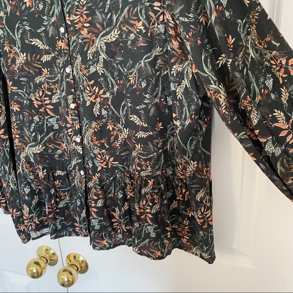 El Corte Ingles Floral Print Viscose Blouse - Picture 4 of 9